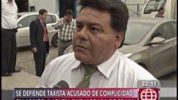 Taxista negó ser cómplice en asalto y querellará a pasajeros