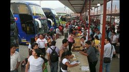 Huancayo: pasajeros tomaron terminal por alza en los pasajes
