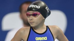 Niña de solo diez años debutó en Mundial de natación de Kazán