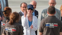 Francesa secuestrada en Yemen regresó a París: “Estoy cansada"