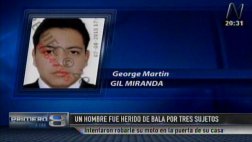 SMP: joven fue baleado por impedir el robo de su moto