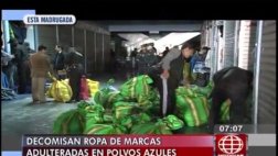Polvos Azules: quisieron impedir decomiso usando agua con ácido
