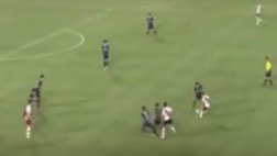 La exquisita 'huacha' de Javier Saviola en la Copa Suruga