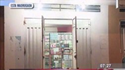 SJL: delincuentes asaltan farmacia y se llevan S/.10 mil