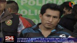 Cae implicado en ataque de sicarios a dirigente de construcción