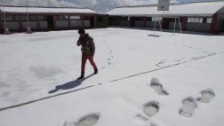 Arequipa soporta segundo día de nevadas y bajas temperaturas