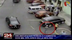 La Molina: delincuentes asaltan a cambista a plena luz del día