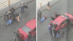 Capturan cuatro ‘raqueteros’ armados con granada en Av. Grau