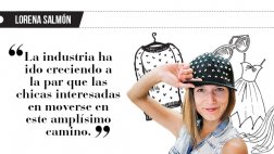 Lorena Salmón: "Trabajo de moda"