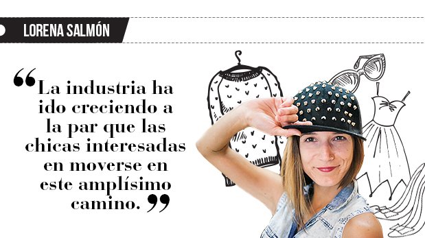 Lorena Salmón: "Trabajo de moda"