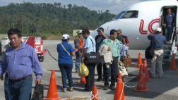 Satipo: inauguran vuelos comerciales en aeródromo de Mazamari