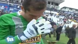 El llanto de Leao Butrón luego del empate de Alianza Lima