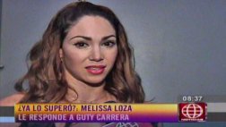 Melissa Loza: "No me vinculen más con Guty Carrera" (VIDEO)
