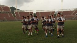 Universitario: cremas reconocieron estadio en Anzoátegui