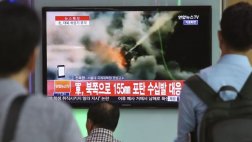 Corea del Norte y del Sur intercambian disparos de artillería