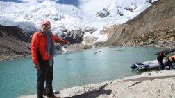 Waldo Ríos pide sistema de alarma para laguna Palcacocha