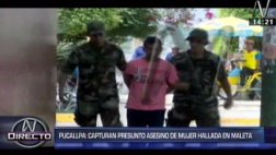 Así fue capturado en Pucallpa el asesino de mujer en maleta