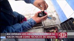 Cuidado: estafadores operan uniformados y con logos de Sedapal