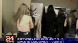 Surquillo: intervienen night club donde se ejercía prostitución