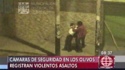 Los Olivos: cámaras graban robos y actos sexuales en la calle