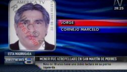 Niño quedó herido tras ser atropellado por policía en SMP