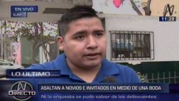 SJM: delincuentes armados asaltan a 70 personas durante boda