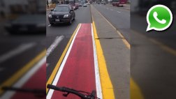 El abrupto final de una ciclovía entre Barranco y Miraflores