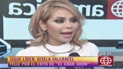 Gisela Valcárcel negó polémica con Jessica Newton (VIDEO)