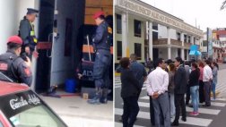 Huacho: granadas estaban con carta extorsiva fuera de municipio