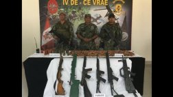 Vraem: patrulla incautó armamento en campamento terrorista