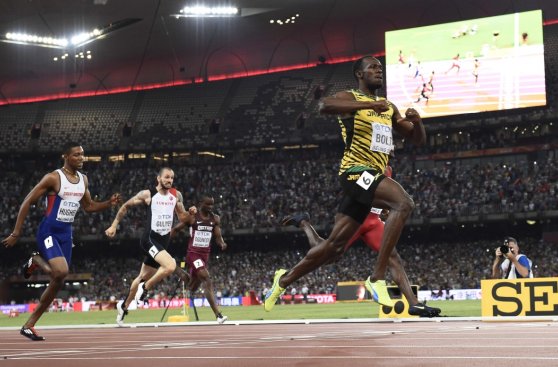 El rey de la velocidad: el triunfo y festejo de Bolt en fotos