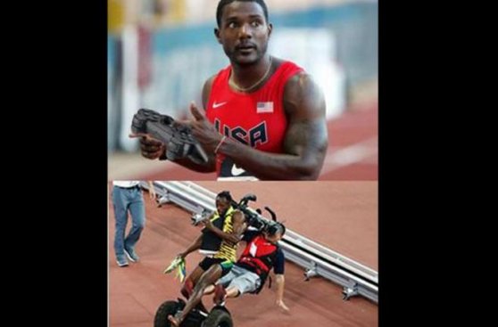 Los memes del atropello a Usain Bolt en el Mundial de Atletismo