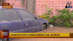Surco: aniego de grandes proporciones dejó 9 casas inundadas