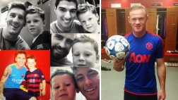 Hijo de Wayne Rooney se hizo selfies con cracks del Barcelona