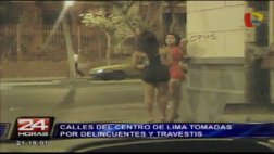 Centro de Lima: robos, prostitución y venta de drogas