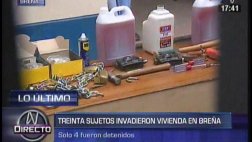 Otra turba invade inmueble, esta vez en Breña