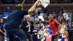 El gesto de Djokovic: bailó con aficionado tras victoria