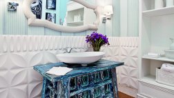 Convierte un mueble en desuso en la pieza estrella del baño