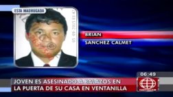 Ventanilla: joven fue asesinado en la puerta de su casa