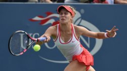 Bouchard sufrió conmoción cerebral y se retiró del US Open
