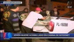 VMT: acribillan a joven en cabina de internet
