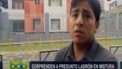 Mistura: acusado de intentar robar ante cámaras se defendió así