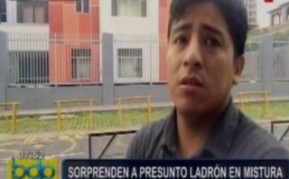 Mistura: acusado de intentar robar ante cámaras se defendió así