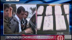 Chorrillos: policía capturó a sujeto con una granada de guerra