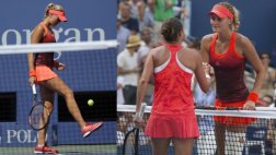 US Open: francesa Mladenovic sorprendió a todos con dominaditas