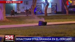 Supuesta granada obliga a UDEX a detonar paquete en Cercado