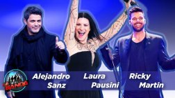 "La Banda" con Ricky Martin, Alejandro Sanz y Laura Pausini