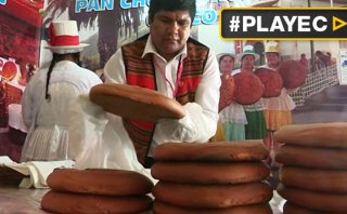 Pan chuta, único por mezclar costumbres andinas y coloniales