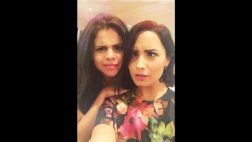 Selena Gómez y Demi Lovato y su primer selfie después de un año