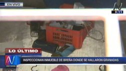 Breña: así era el cuarto donde ex policía escondía 51 granadas